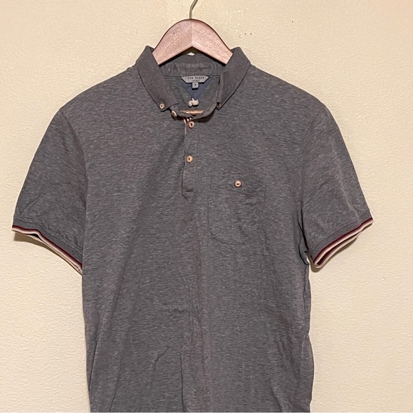 Ted Baker men’s cotton collared polo shirt - Picture 2 of 5